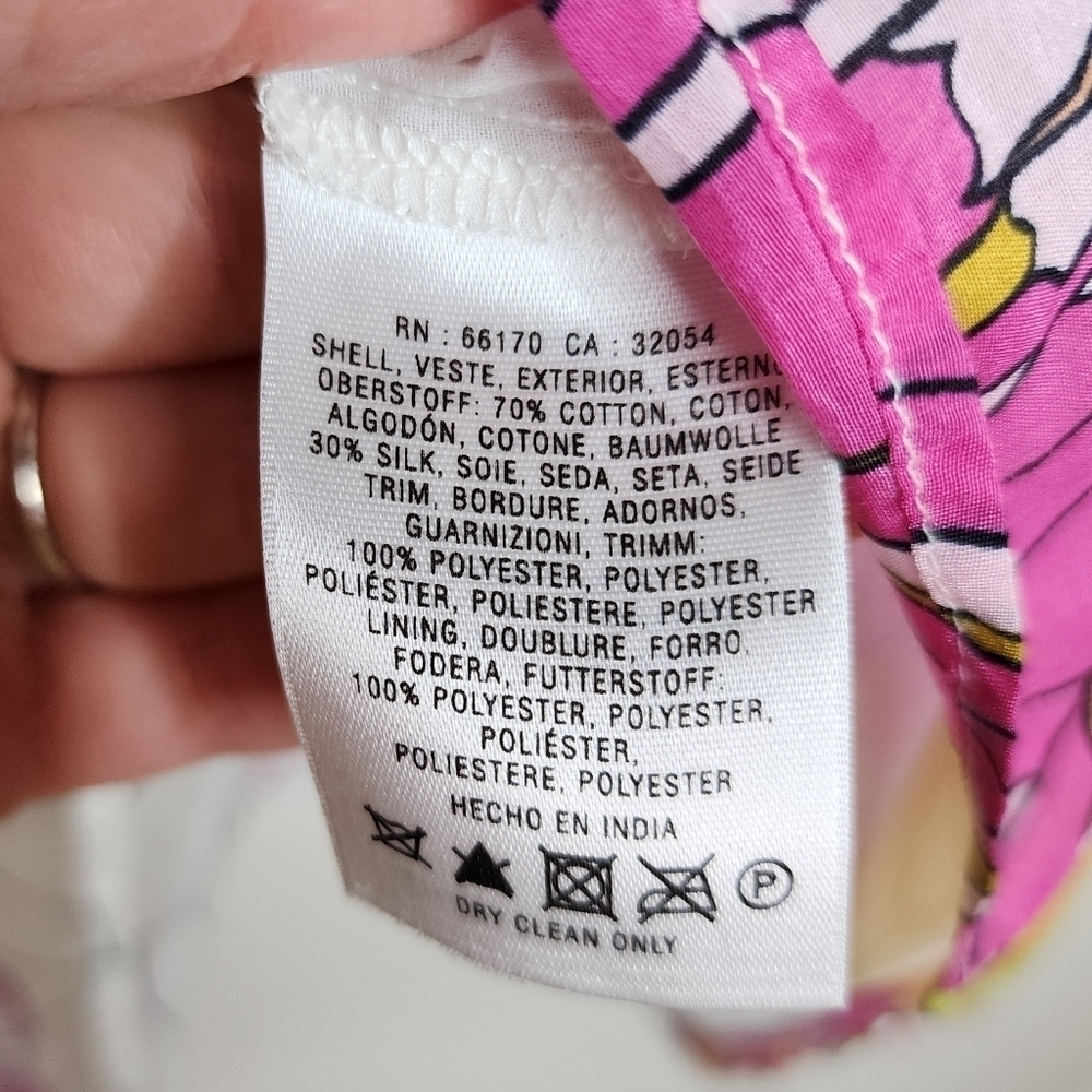 Anthropologie Leifnotes Guarri Patchwork Silk Tri… - image 5